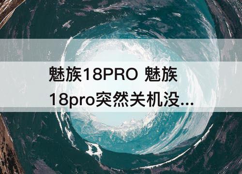 魅族18PRO 魅族18pro突然关机没有反应
