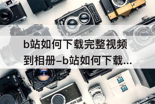 b站如何下载完整视频到相册-b站如何下载完整视频到相册 iphone