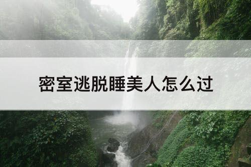 密室逃脱睡美人怎么过