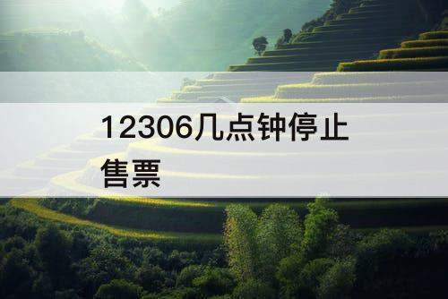 12306几点钟停止售票