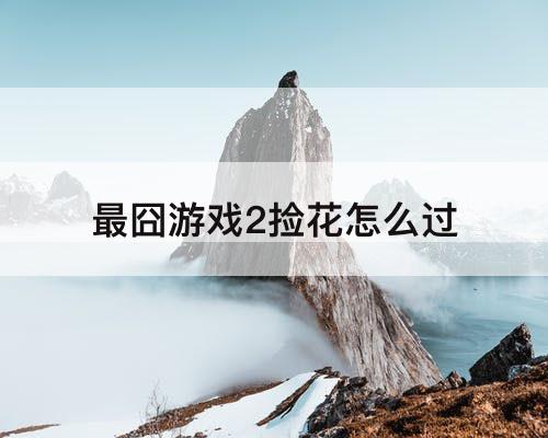 最囧游戏2捡花怎么过