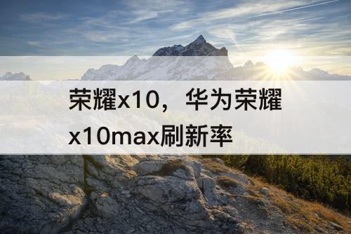 荣耀x10，华为荣耀x10max刷新率