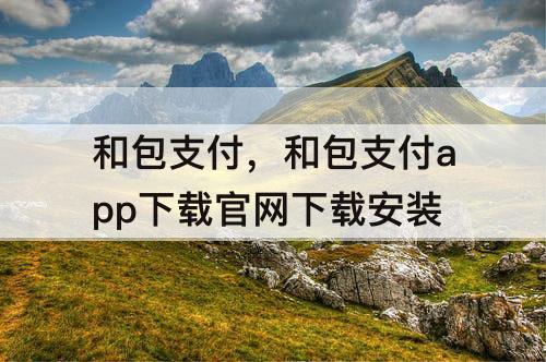 和包支付，和包支付app下载官网下载安装