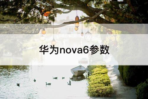 华为nova6参数