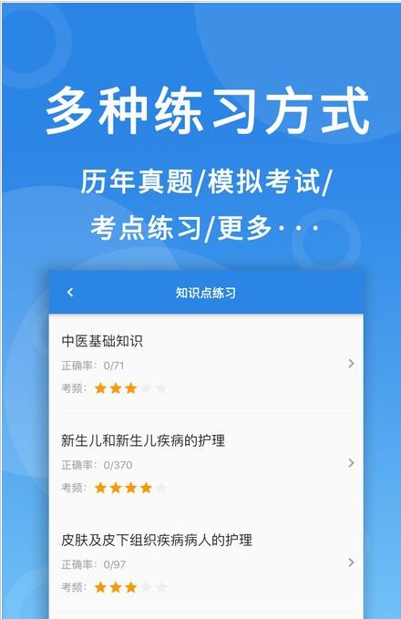 微易用护师医考题库截图