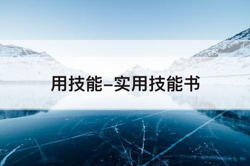 用技能-实用技能书