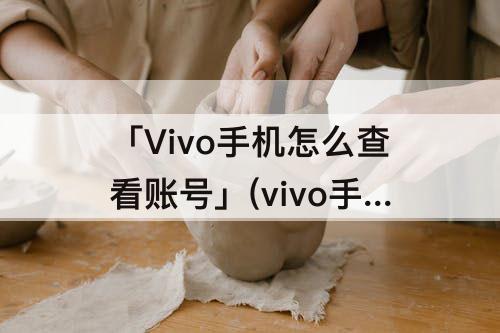「Vivo手机怎么查看账号」(vivo手机怎么查看账号上的照片)