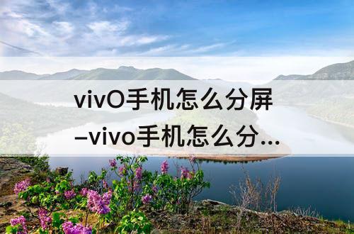 vivO手机怎么分屏-vivo手机怎么分屏一半一半怎么退出