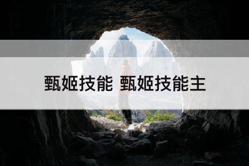 甄姬技能 甄姬技能主