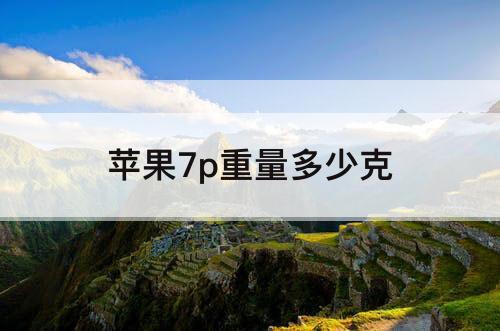 苹果7p重量多少克