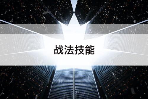 战法技能