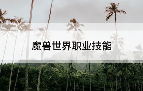 魔兽世界职业技能