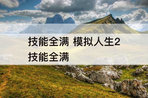 技能全满 模拟人生2技能全满