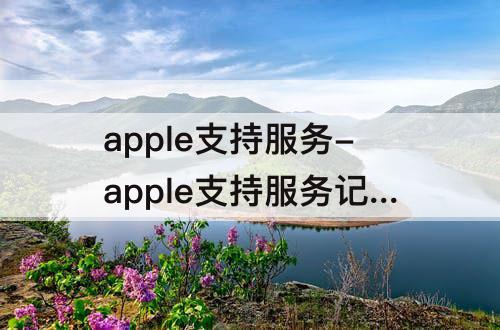 apple支持服务-apple支持服务记录