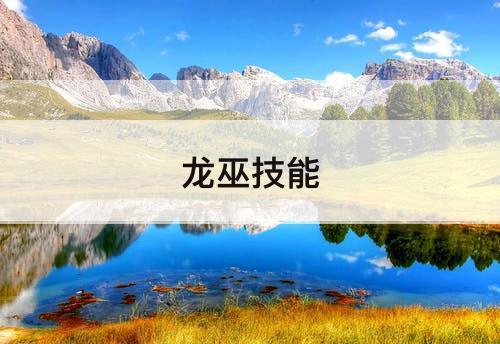 龙巫技能
