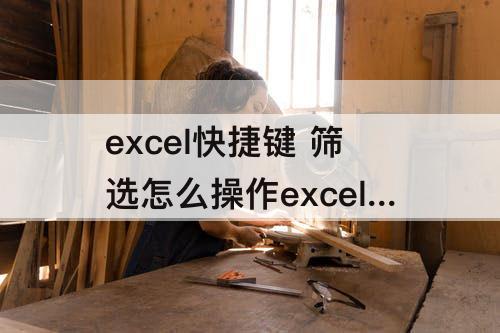 excel快捷键 筛选怎么操作excel快捷键