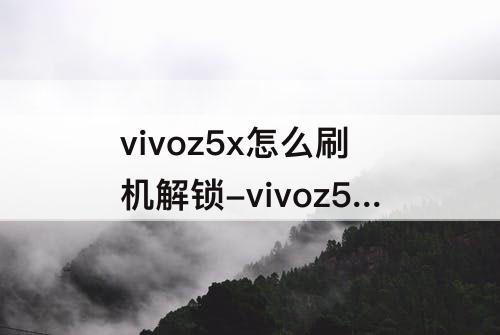 vivoz5x怎么刷机解锁-vivoz5x怎么刷机解锁密码
