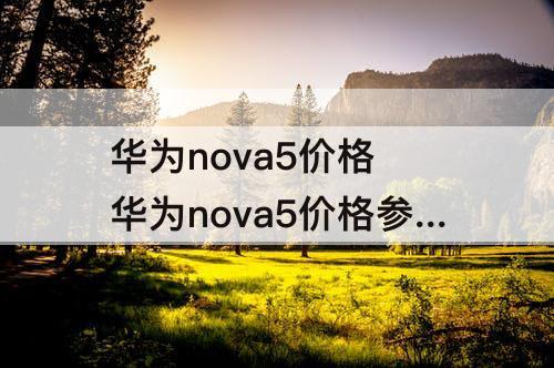 华为nova5价格 华为nova5价格参数配置
