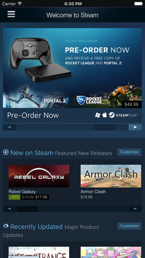 steam移动版APP