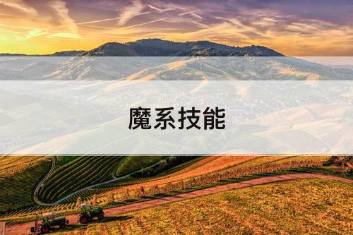 魔系技能