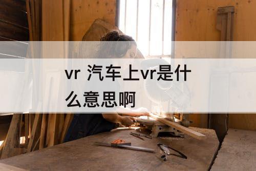 vr 汽车上vr是什么意思啊