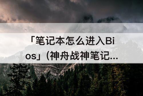 「笔记本怎么进入Bios」(神舟战神笔记本怎么进入bios设置)