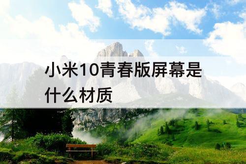 小米10青春版屏幕是什么材质