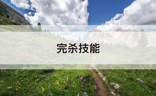 完杀技能