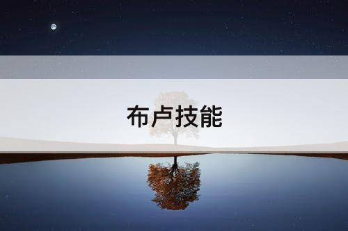 布卢技能