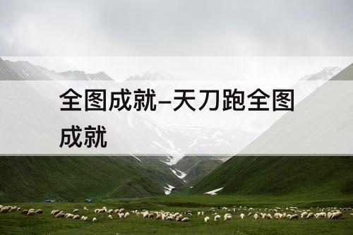 全图成就-天刀跑全图成就