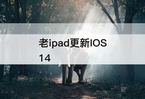 老ipad更新IOS14