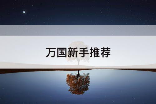 万国新手推荐