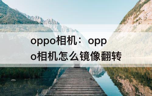 oppo相机：oppo相机怎么镜像翻转