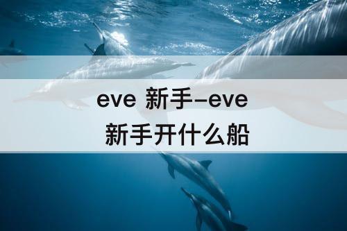 eve 新手-eve 新手开什么船