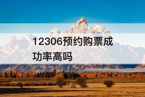 12306预约购票成功率高吗