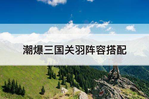 潮爆三国关羽阵容搭配