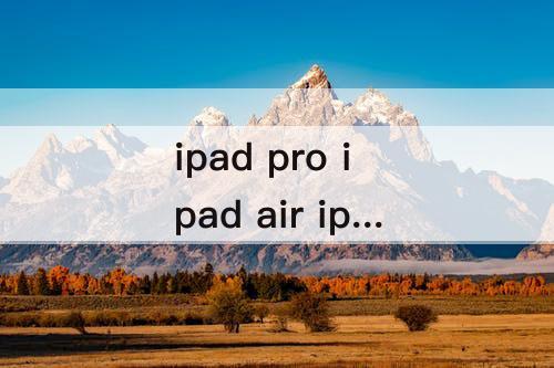 ipad pro ipad air ipad pro ipad air区别