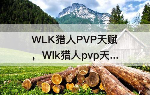 WLK猎人PVP天赋，Wlk猎人pvp天赋怎么点