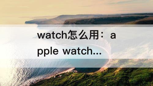 watch怎么用：apple watch怎么用微信发送小信号