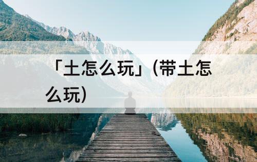「土怎么玩」(带土怎么玩)