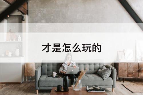 才是怎么玩的