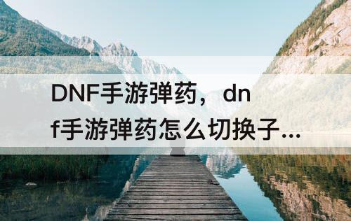 DNF手游弹药，dnf手游弹药怎么切换子弹