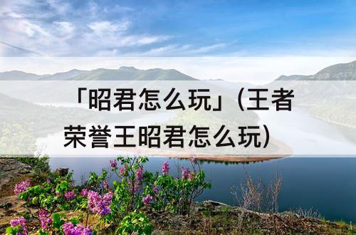 「昭君怎么玩」(王者荣誉王昭君怎么玩)