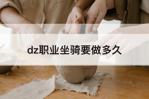 dz职业坐骑要做多久