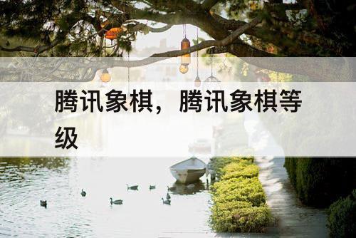 腾讯象棋，腾讯象棋等级