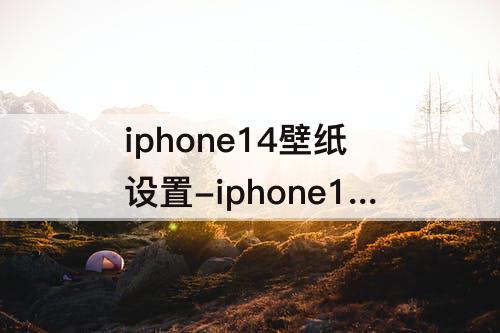 iphone14壁纸设置-iphone14壁纸设置无法载入照片
