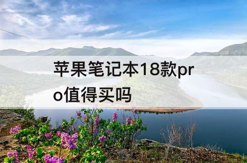 苹果笔记本18款pro值得买吗