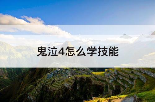 鬼泣4怎么学技能