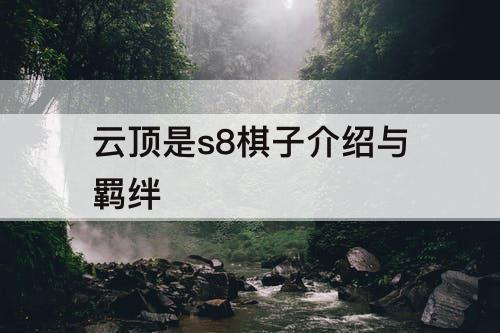 云顶是s8棋子介绍与羁绊