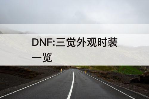 DNF:三觉外观时装一览